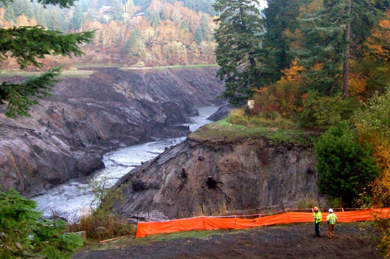 Condit Dam Removal, White Salmon River, Washington Interfluve